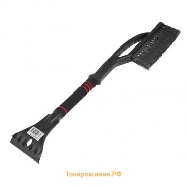 Щетка сметка, со скребком, Torso MG-008, мягкая ручка, 61 см