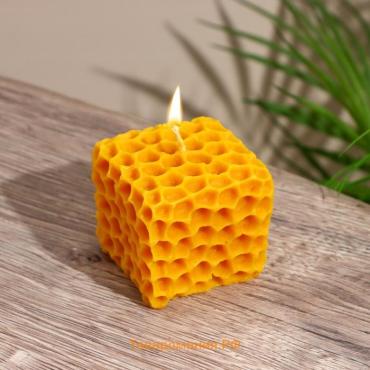 Свеча «Соты», 5×5×5 см, соевый воск, МИКС
